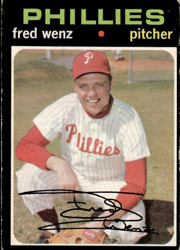 1971 O-Pee-Chee Baseball Fred Wenz #92
