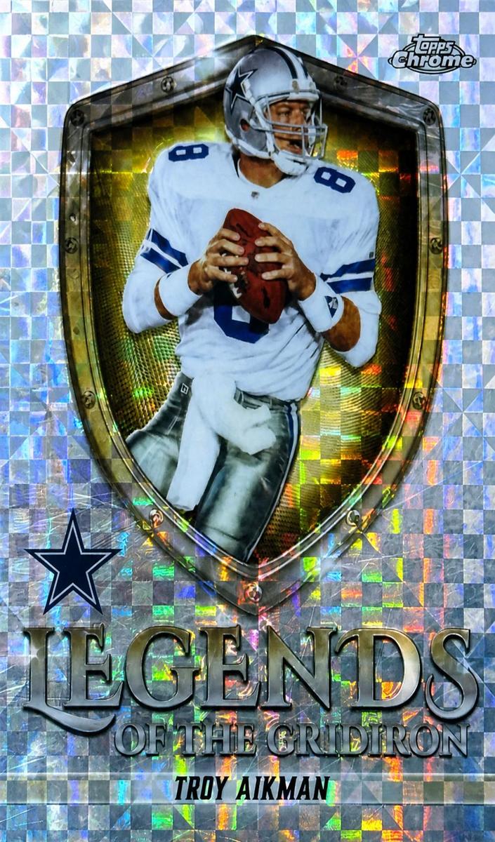 2025 Topps Chrome Football X-Fractor Troy Aikman #LOG-7