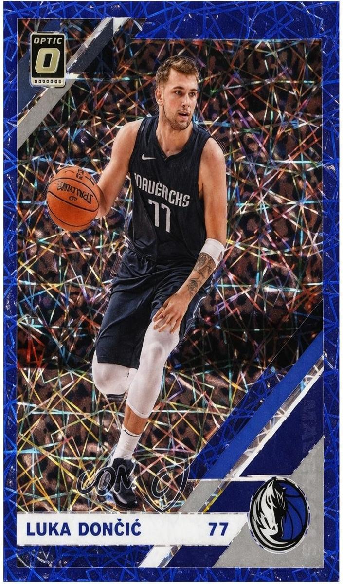 2019 Donruss Optic Basketball Blue Velocity Luka Doncic #16