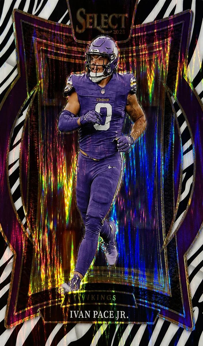 2024 Panini Select Football Zebra Ivan Pace Jr. #62