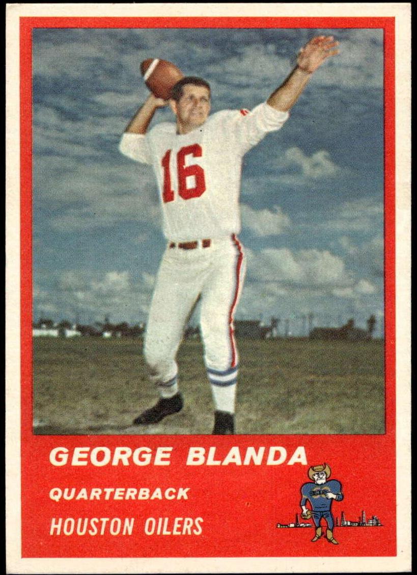 1963 Fleer Football George Blanda #36