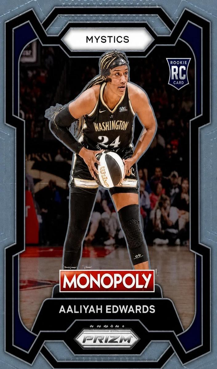 2024 Panini Prizm Monopoly WNBA Basketball Light Blue Aaliyah Edwards #13
