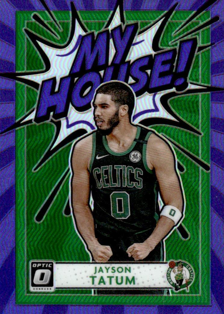 2020 Donruss Optic Basketball Purple Jayson Tatum #1 PSA 10