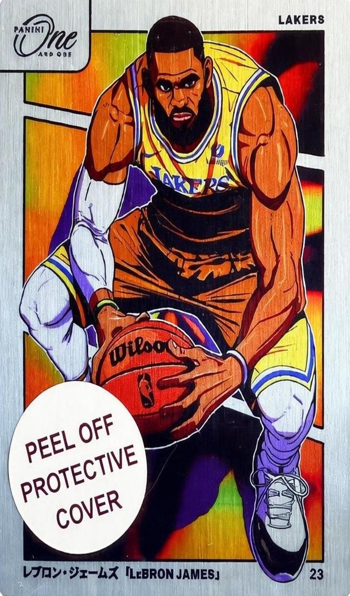 2024 Panini One and One Basketball LeBron James #12 PSA 7