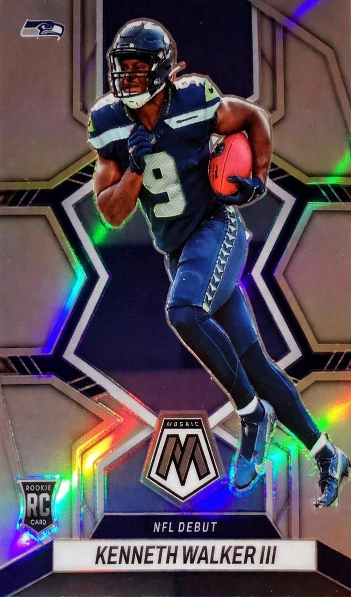 2022 Panini Mosaic Football Silver Kenneth Walker III #284