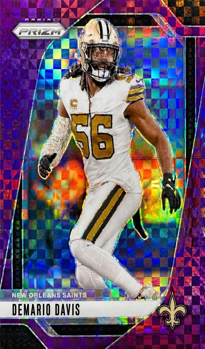 2024 Panini Prizm Football Purple Power Demario Davis #207 PSA 9