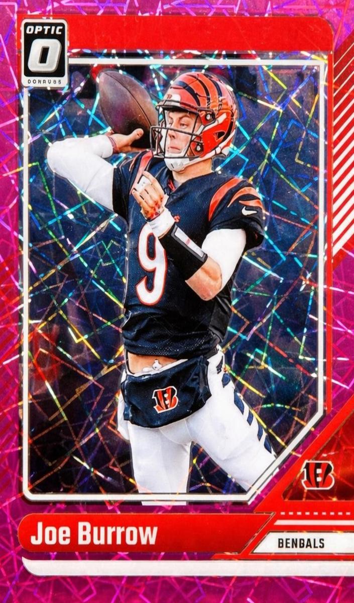 2024 Donruss Optic Football Pink Velocity Joe Burrow #38
