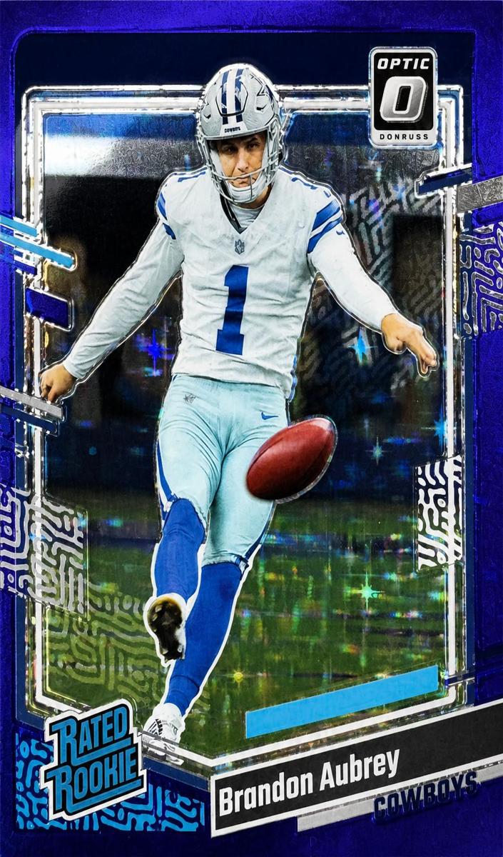 2023 Donruss Optic Football Purple Stars Brandon Aubrey #226