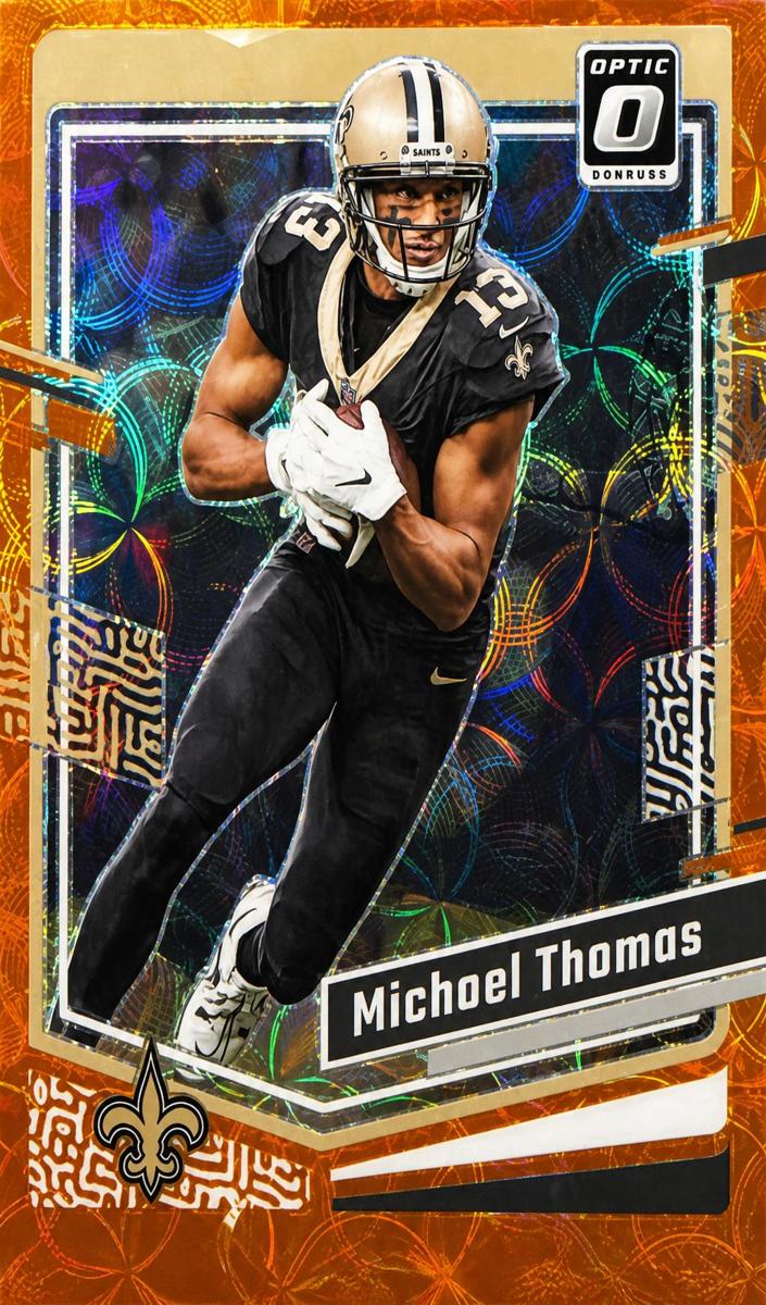 2023 Donruss Optic Football Orange Scope Michael Thomas #137