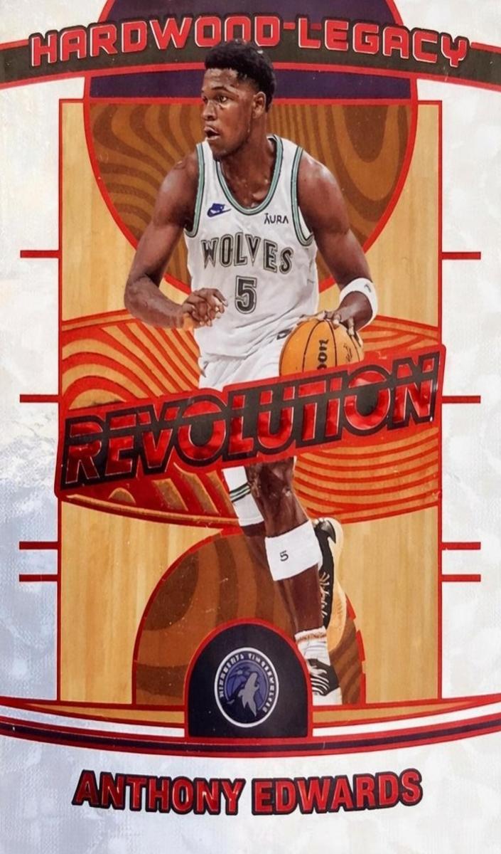 2024 Panini Revolution Basketball Red Scope Anthony Edwards #8