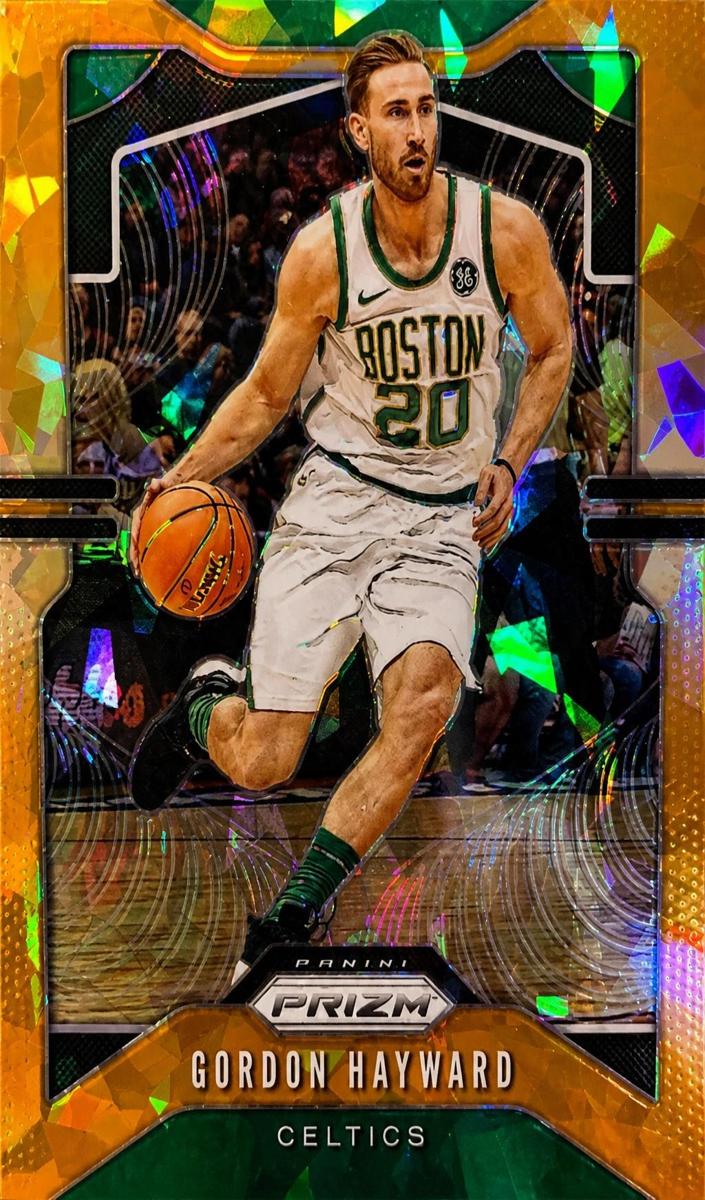 2019 Panini Prizm Basketball Orange Ice Gordon Hayward #42