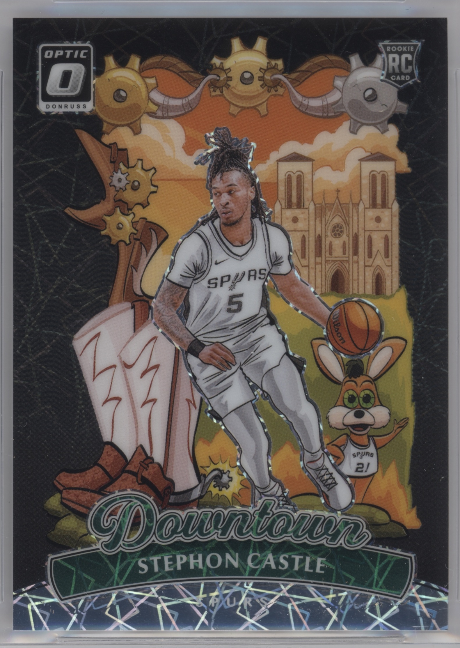 2024 Donruss Optic Basketball Stephon Castle #20 PSA 10