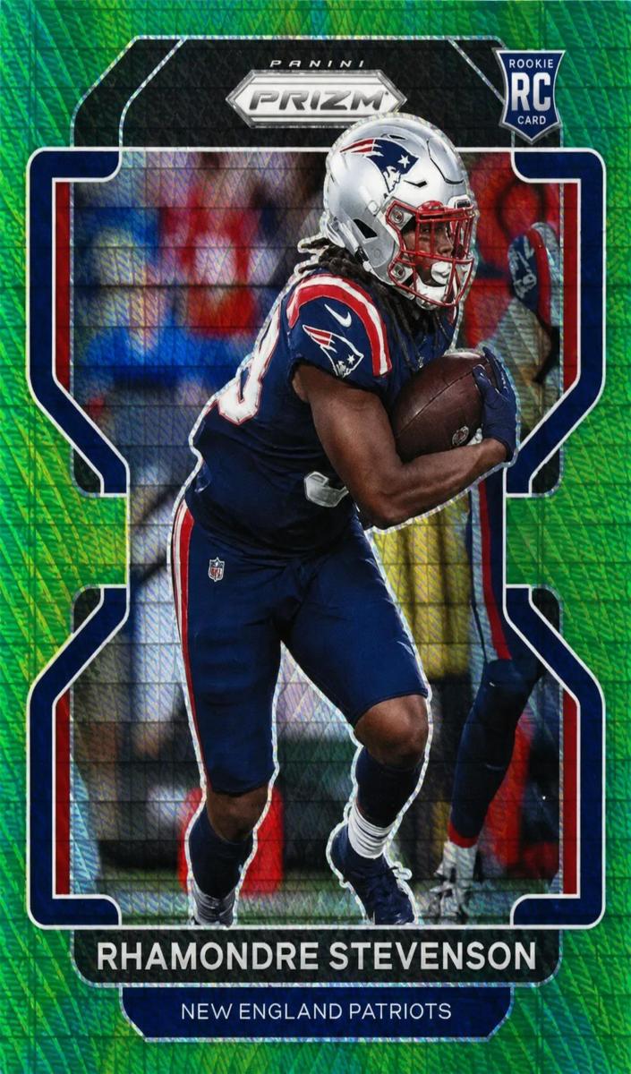 2021 Panini Prizm Football Hyper Rhamondre Stevenson #367