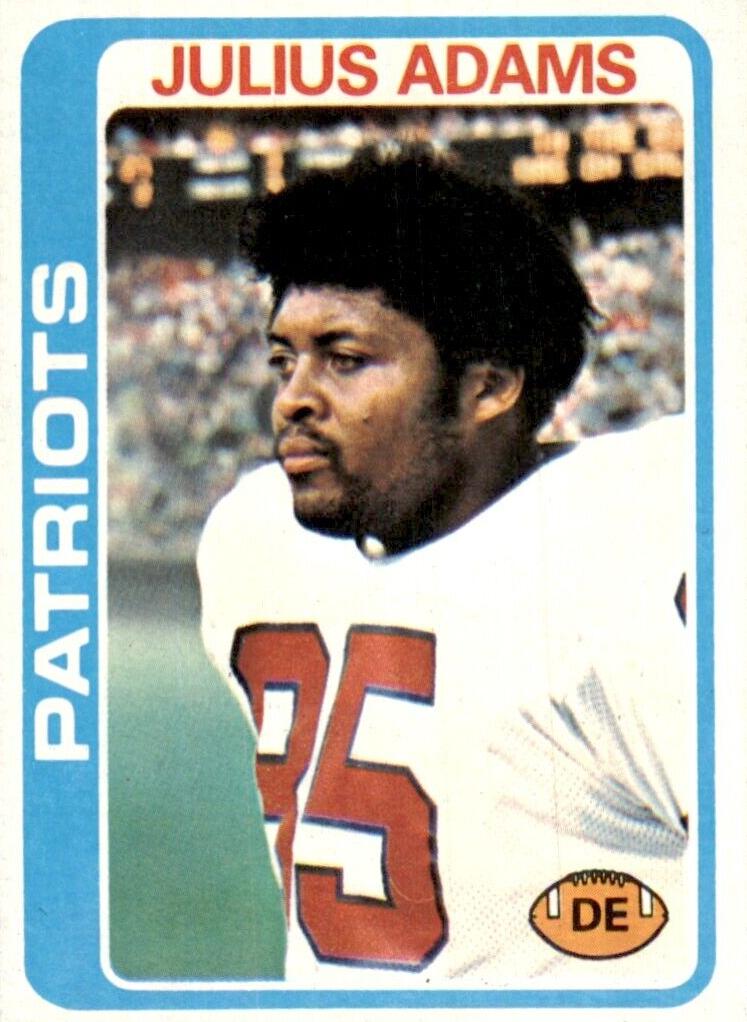 1978 Topps Football Julius Adams #401 PSA 9