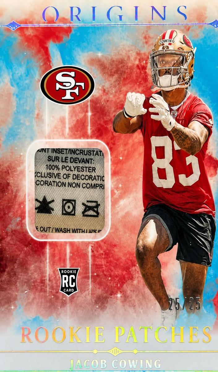 2024 Panini Origins Football Turquoise Jacob Cowing #RPT-JCO