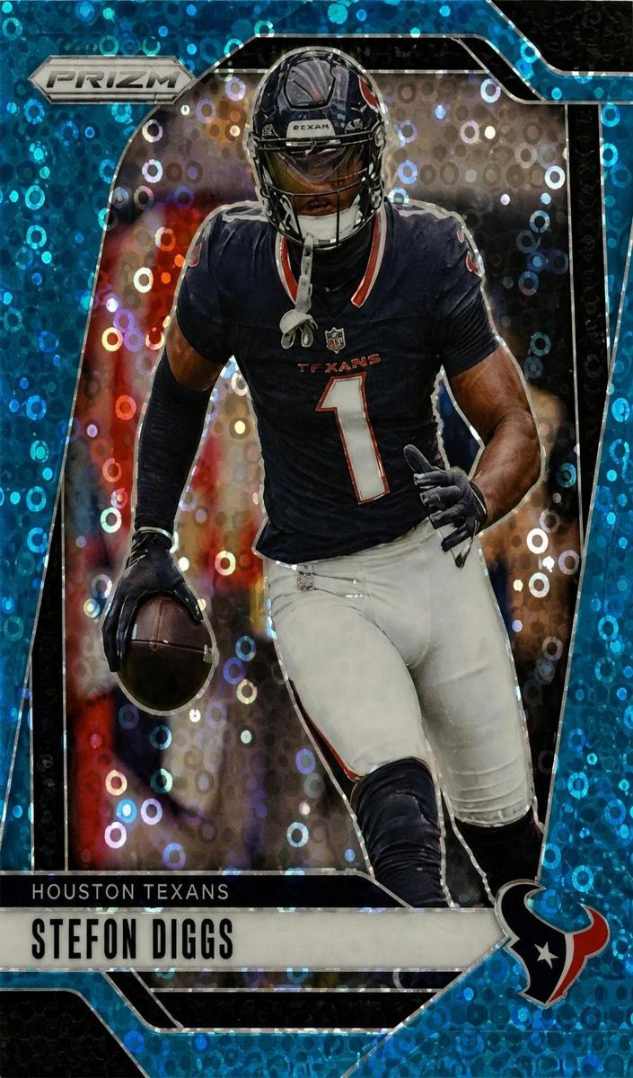 2024 Panini Prizm Football No Huddle Blue Stefon Diggs #114