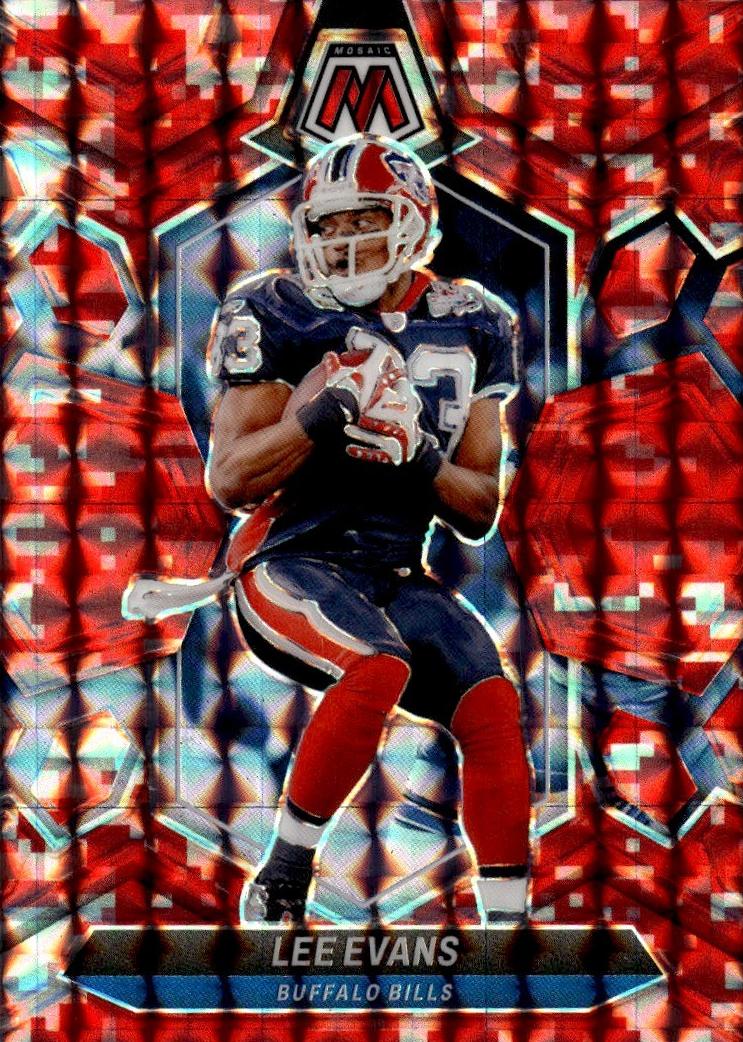2024 Panini Mosaic Football Camo Red Lee Evans #246