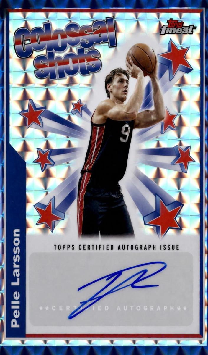 2024 Topps Finest Basketball Pelle Larsson #BSA-PL
