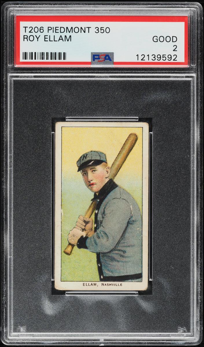 1909-11 T206 Baseball Roy Ellam #NNO