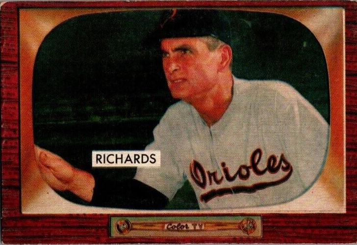 1955 Bowman Baseball Paul Richards #225