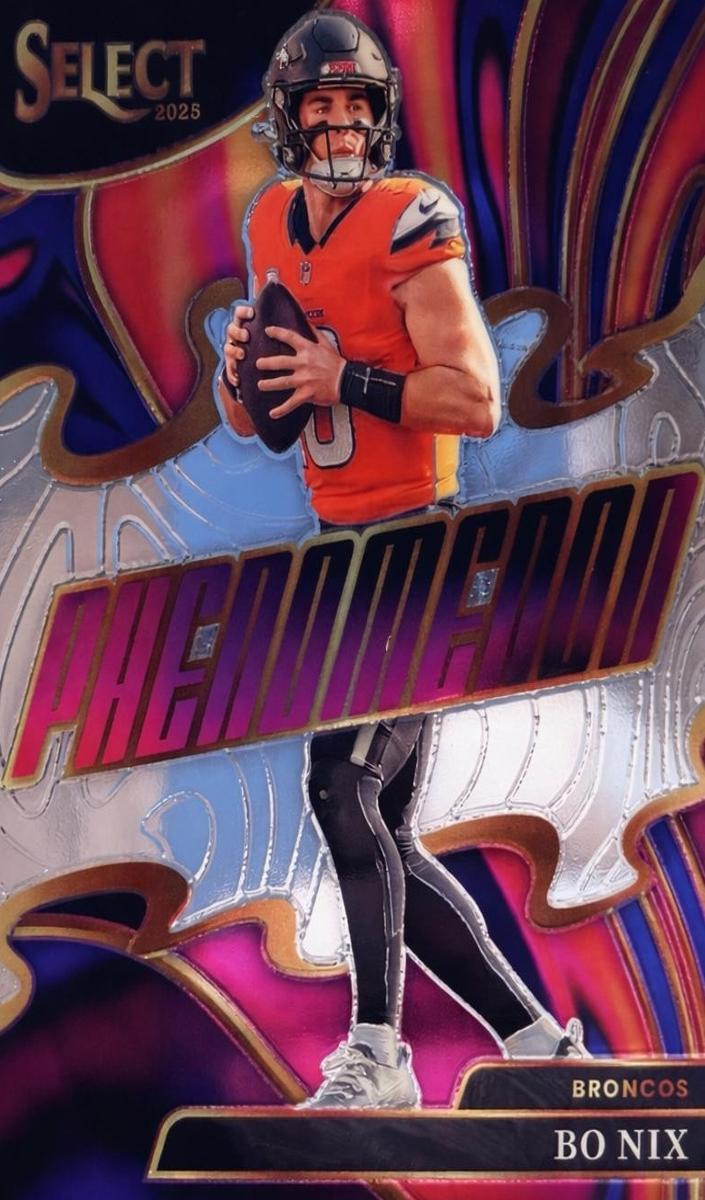 2025 Panini Select Football Prizm Bo Nix #8