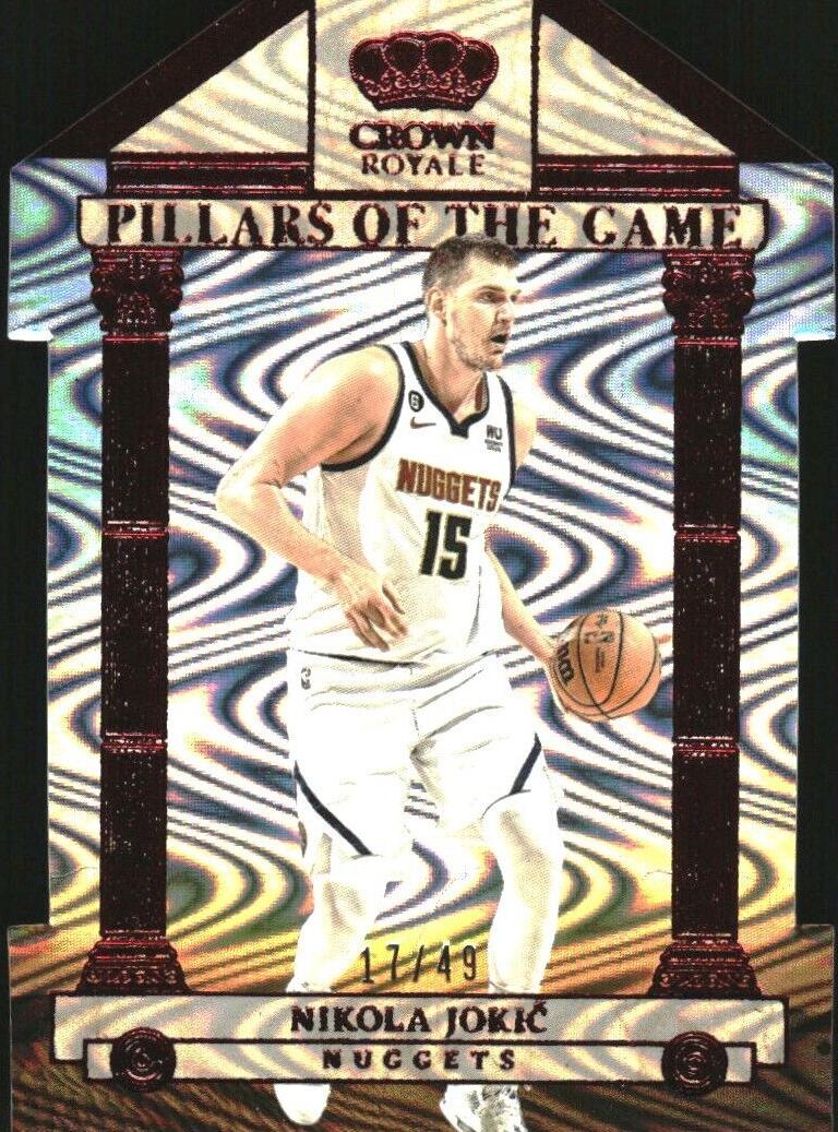 2023 Panini Crown Royale Basketball Red Nikola Jokic #3