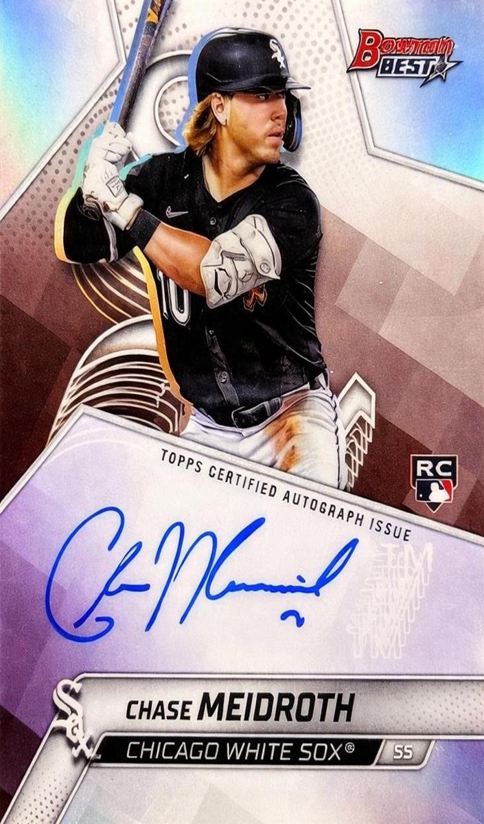 2025 Bowman's Best Baseball Refractor Chase Meidroth #B25-CME PSA 8