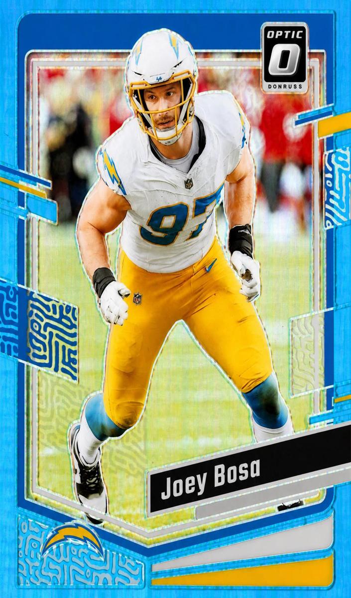 2023 Donruss Optic Football Aqua Joey Bosa #103