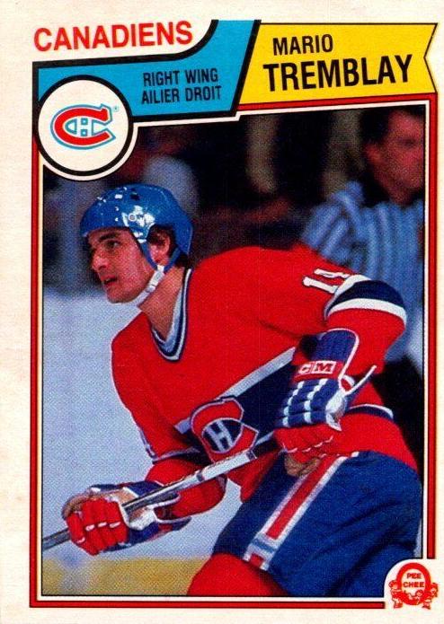 1983 O-Pee-Chee Hockey Mario Tremblay #199 PSA 10