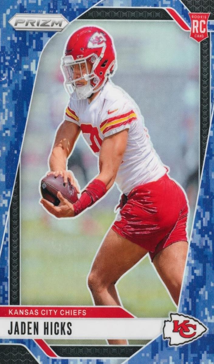 2024 Panini Prizm Football Navy Camo Jaden Hicks #336