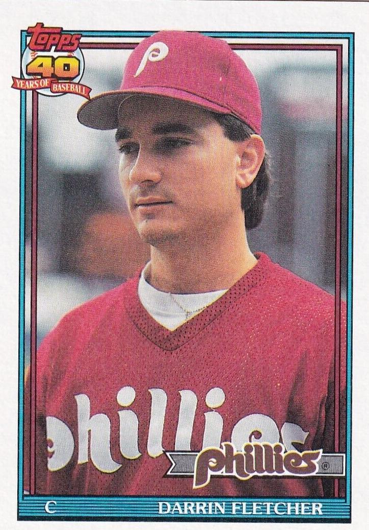 1991 Topps Baseball Darrin Fletcher #9