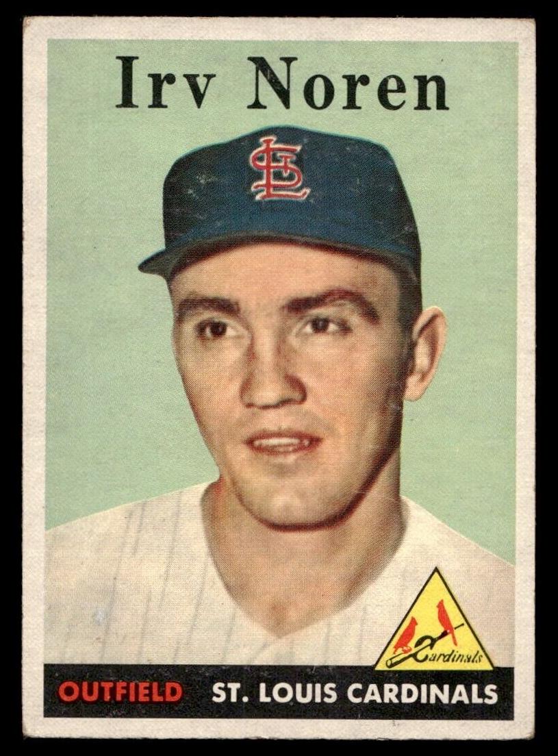 1958 Topps Baseball Irv Noren #114 PSA 6.5