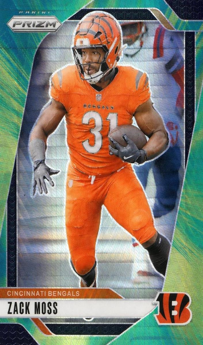 2024 Panini Prizm Football Hyper Zack Moss #56