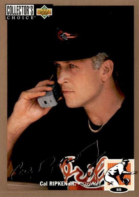 1994 Upper Deck Collector's Choice Baseball Gold Signature Cal Ripken Jr. #240 PSA 8