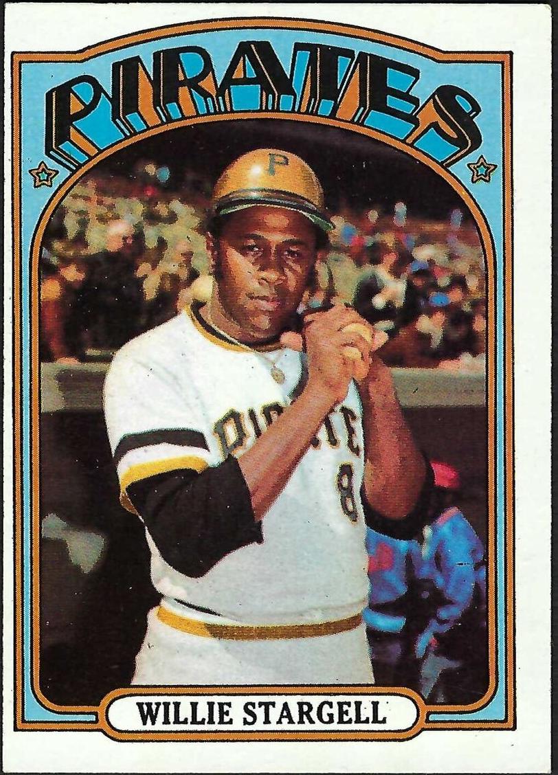 1972 Topps Baseball Willie Stargell #447 PSA 6.5