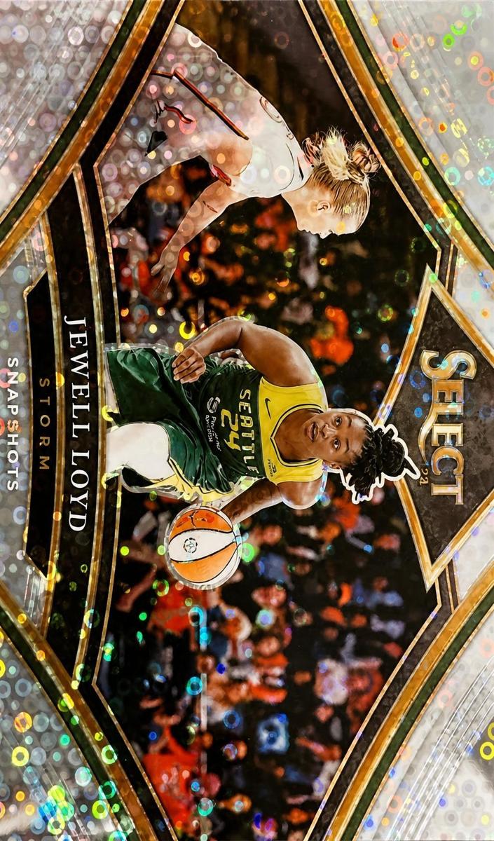 2024 Panini Select WNBA Basketball White Disco Jewell Loyd #4