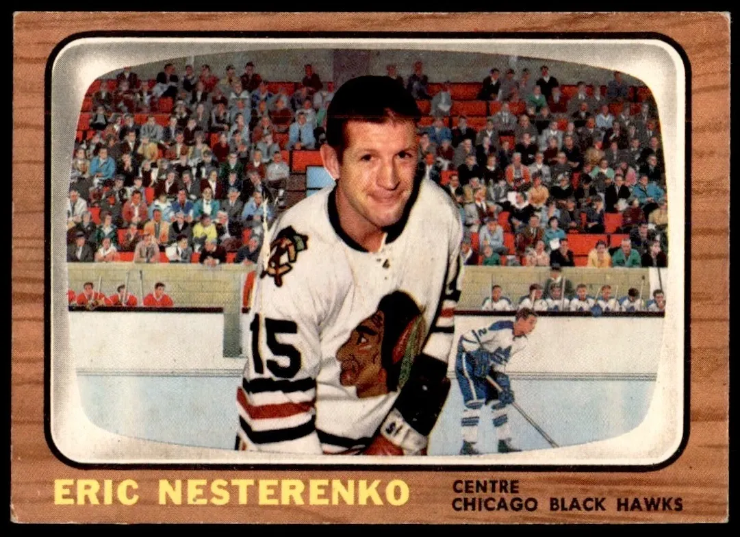 1966 Topps Hockey Eric Nesterenko #60 PSA 7