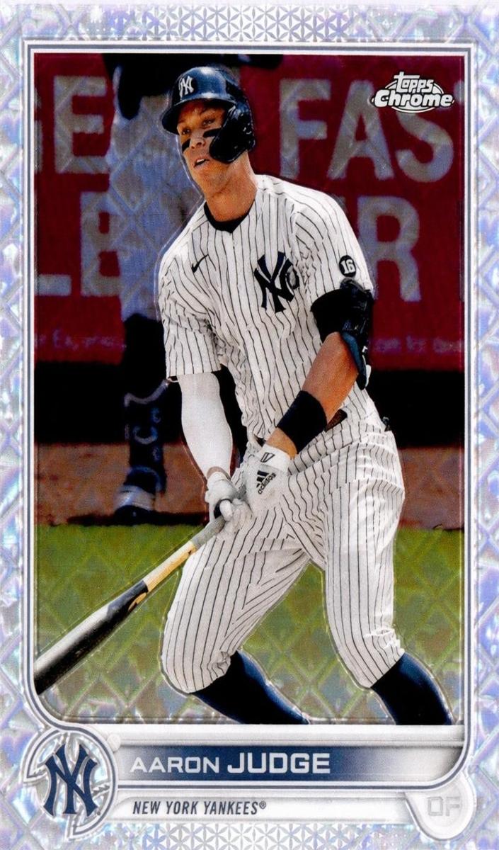 2022 Topps Chrome Logofractor Baseball Aaron Judge #35