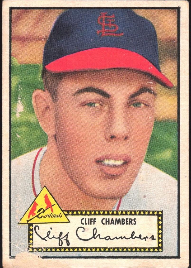 1952 Topps Baseball Cliff Chambers #68 PSA 5
