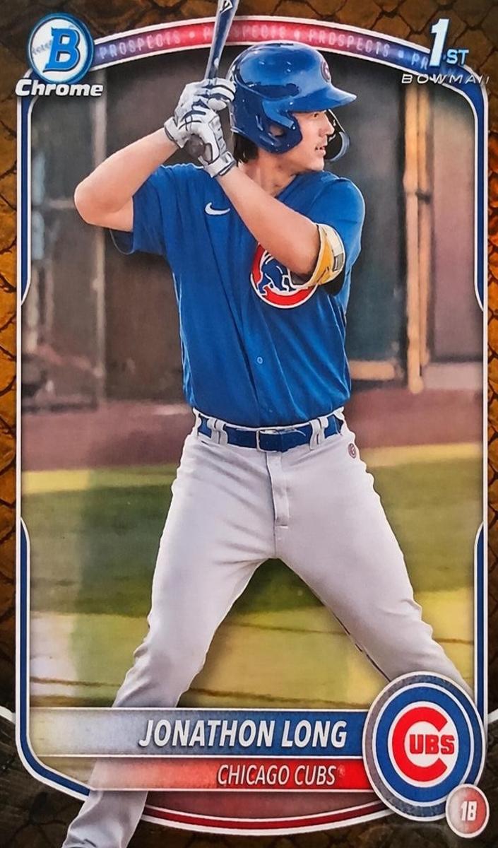 2025 Bowman Chrome Prospects Baseball Reptilian Refractor Jonathon Long #BCP-58 PSA 9