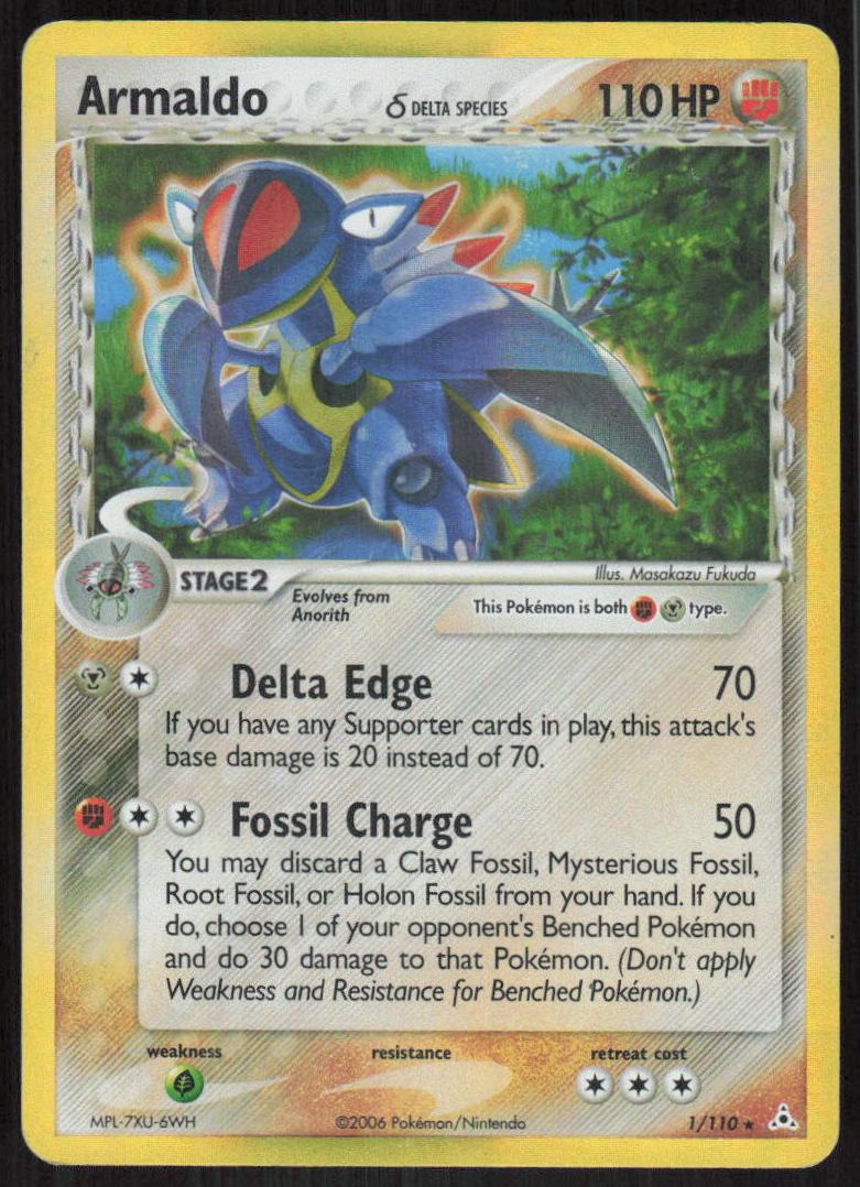 2006 Pokemon EX Holon Phantoms Armaldo #1