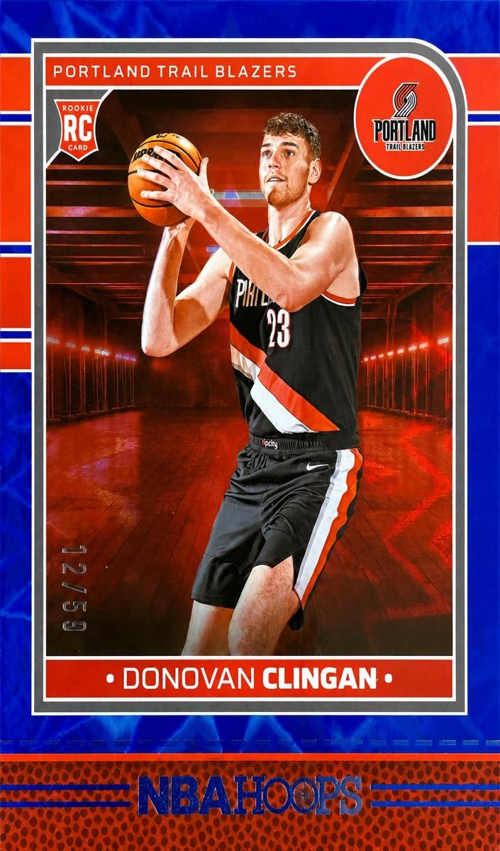 2024 Panini Hoops Basketball Blue Explosion Donovan Clingan #237