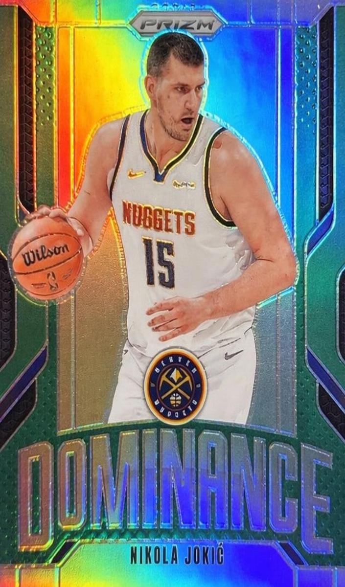 2024 Panini Prizm Basketball Green Nikola Jokic #2 PSA 8