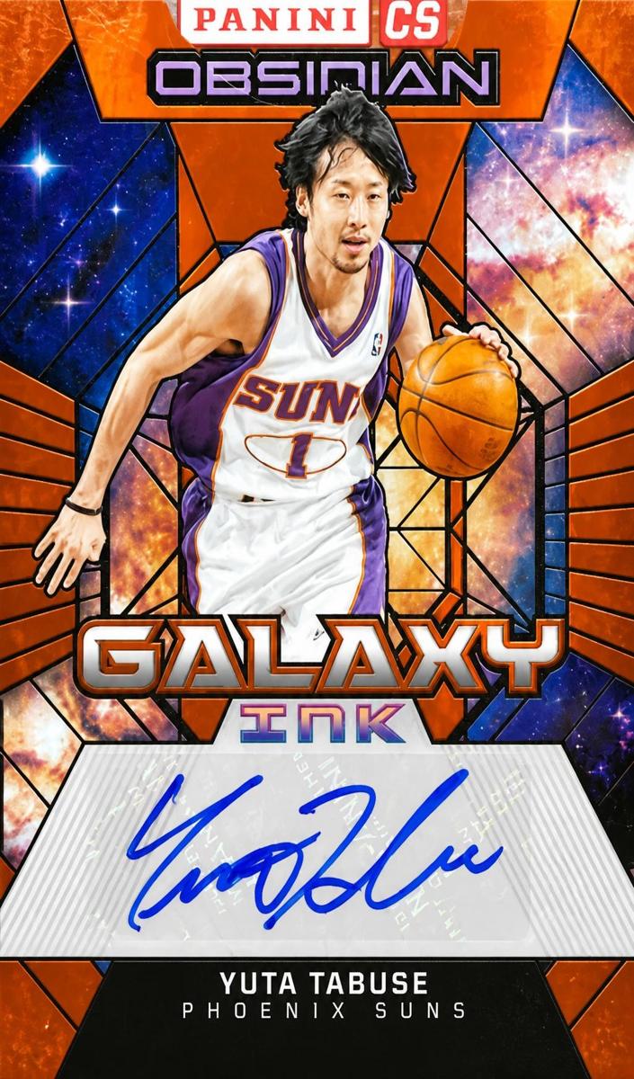 2023 Panini Obsidian Basketball Electric Etch Orange Flood Yuta Tabuse #GI-YUT
