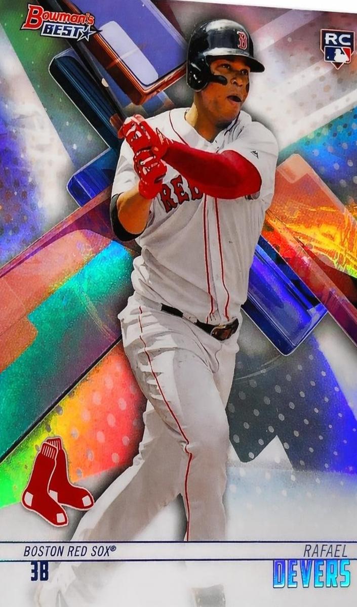 2018 Bowman's Best Baseball Refractor Rafael Devers #4 PSA 10