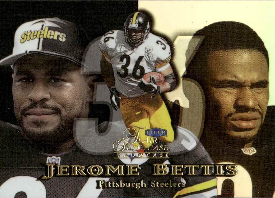 1999 Flair Showcase Football Jerome Bettis #100 BGS 9.5