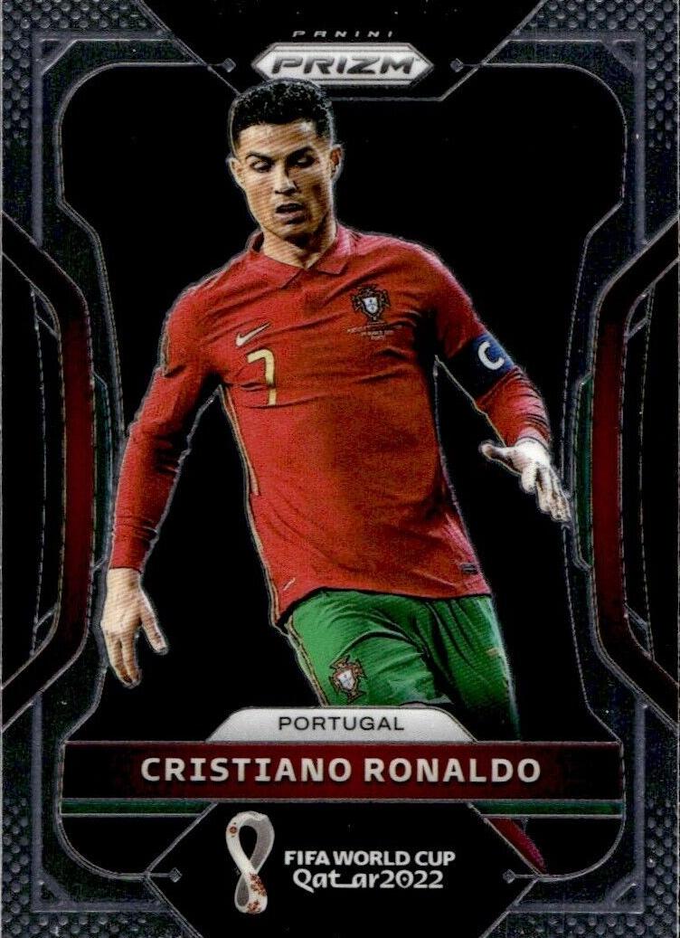 2022 Panini Prizm FIFA World Cup Qatar Soccer Cristiano Ronaldo #175 RAW Ungraded