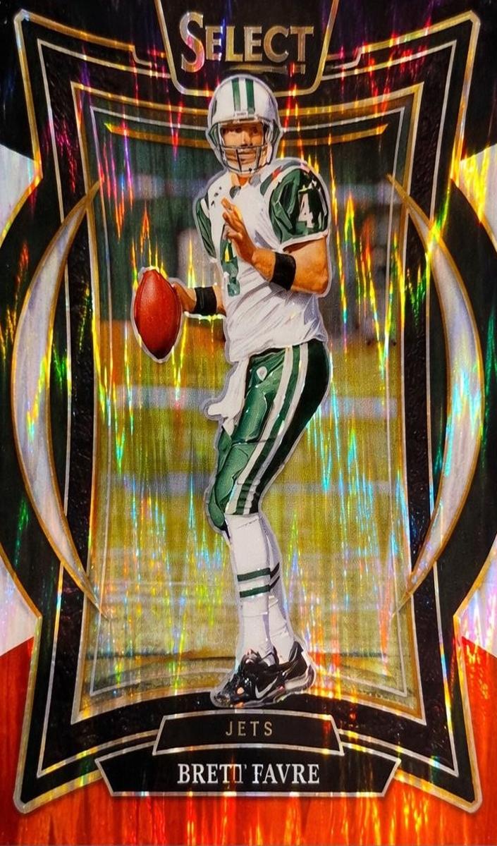 2024 Panini Select Football Black and Red Shock Brett Favre #12