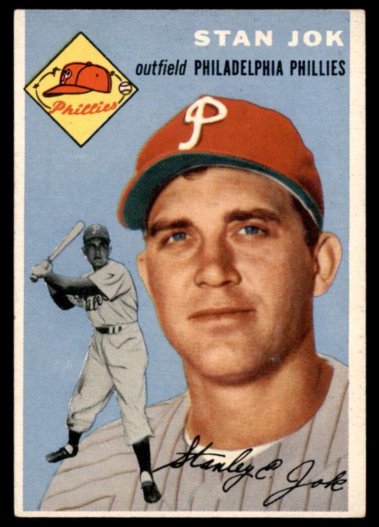 1954 Topps Baseball Stan Jok #196 PSA 6