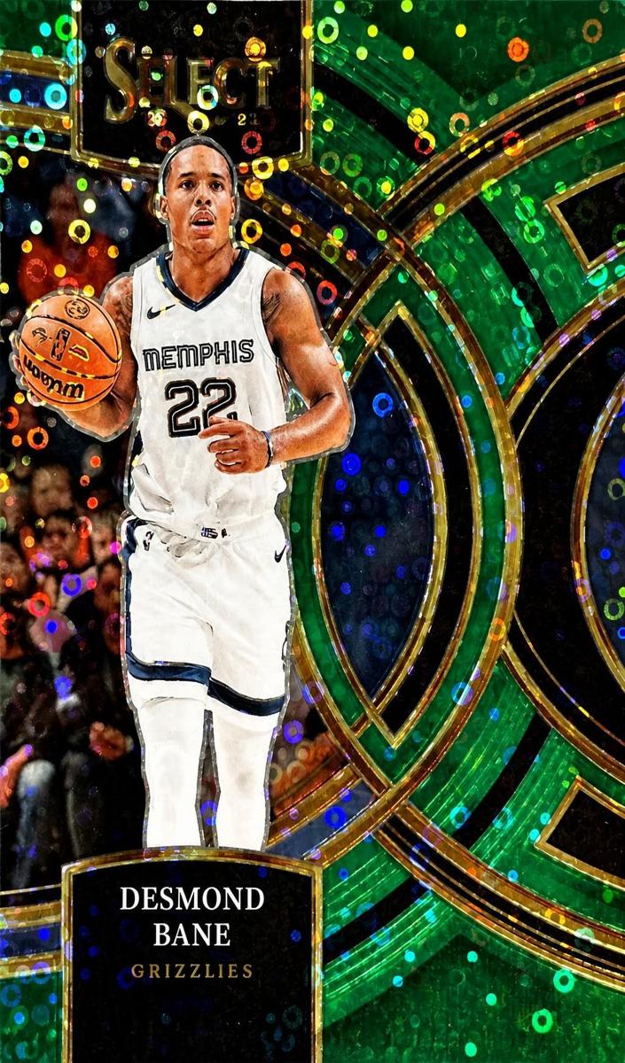 2023 Panini Select Basketball Disco Green Desmond Bane #162